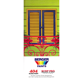 Berger Oil Paint Colour Chart