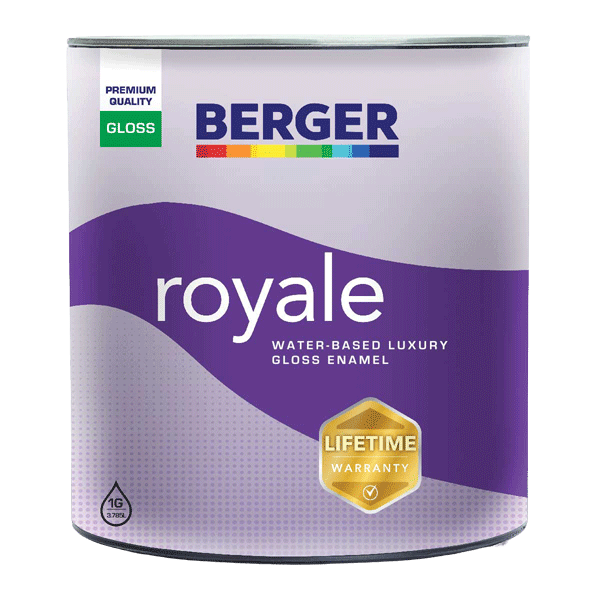 Berger Royale Water Based Luxury Gloss Enamel